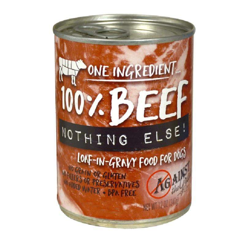 Against the Grain Nothing Else Grain Free One Ingredient 100% Beef Canned Dog Food, 11-oz  case of 12