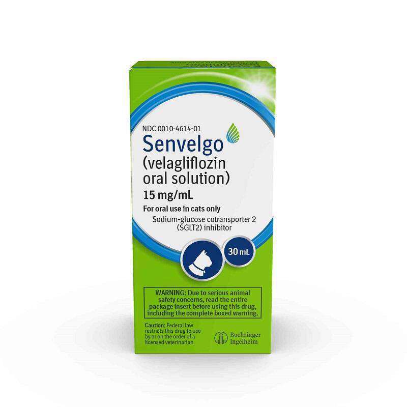 Senvelgo (velagliflozin oral solution) for Cats, 15 mg/ml