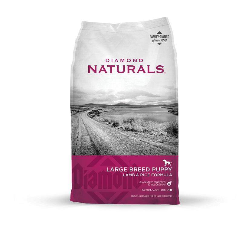 Diamond Naturals Large Breed Lamb & Rice Formula Puppy Dry Food, 40 lb