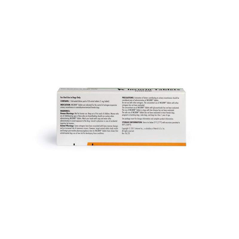 Incurin (Estriol) 1 mg, 30 Tablets