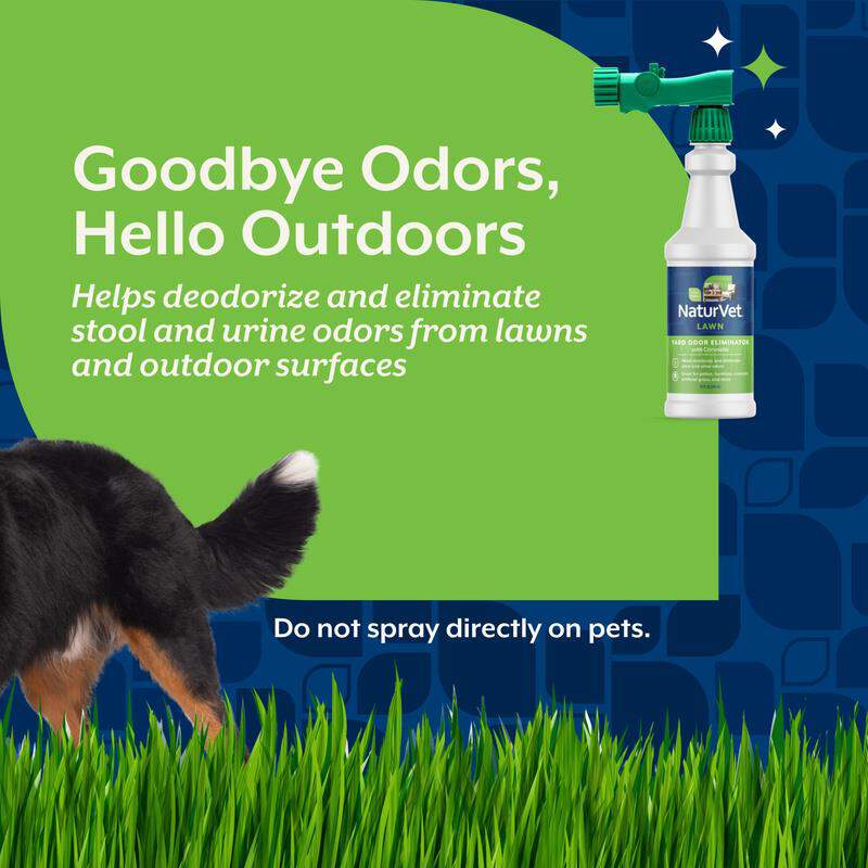NaturVet Yard Odor Eliminator Plus with Citronella, 32 oz
