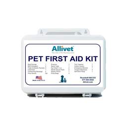 Pet First Aid Kit in Plastic Cabinet