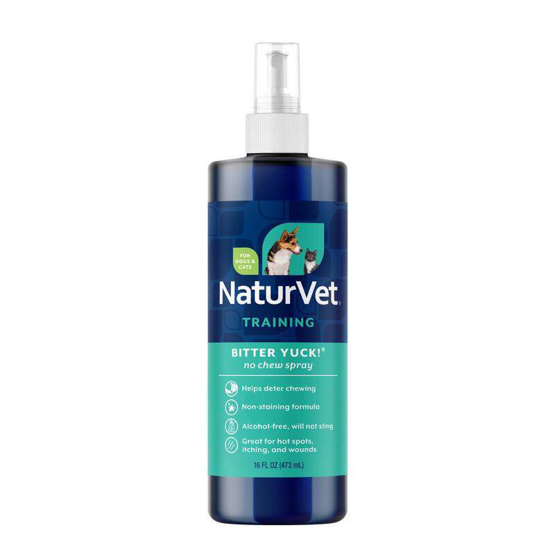 NaturVet Bitter Yuck! No Chew Spray, 16 oz