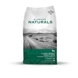 Diamond Naturals Large Breed Chicken & Rice Formula Adult Dry Dog Food, 40 lbs