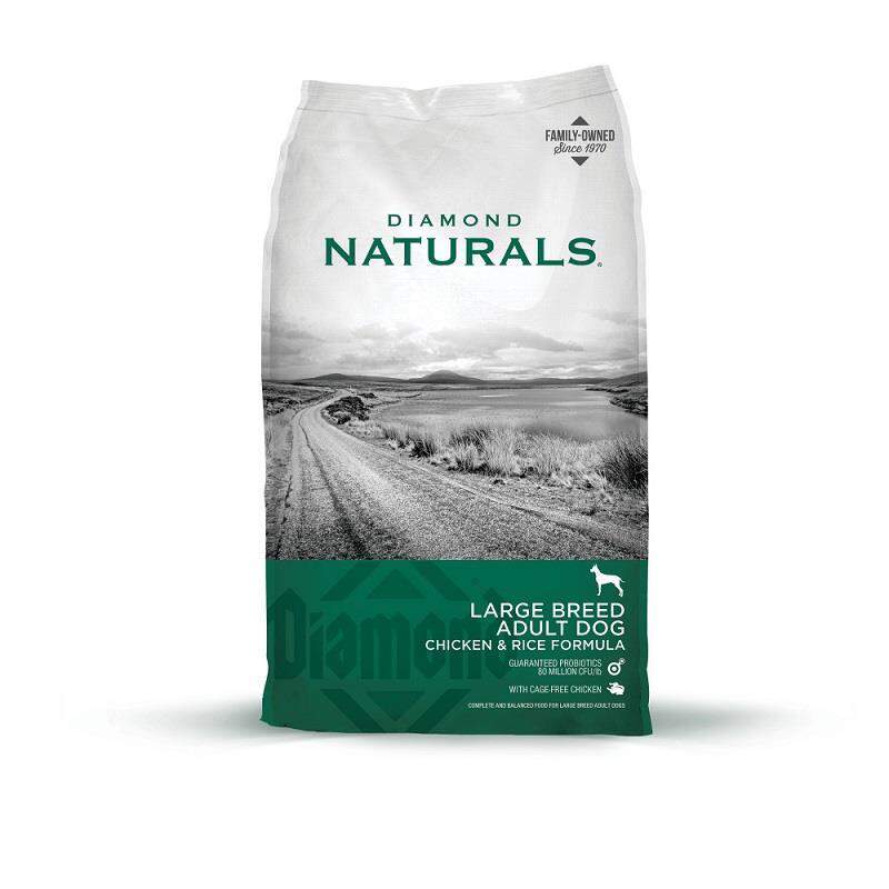 Diamond Naturals Large Breed Chicken & Rice Formula Adult Dry Dog Food, 40 lbs