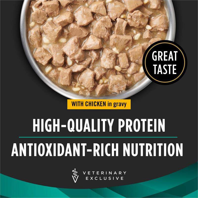 Purina Pro Plan Veterinary Diets EN Gastroenteric Savory Selects with Chicken in Gravy Wet Dog Food, 12 x 13.2 oz cans