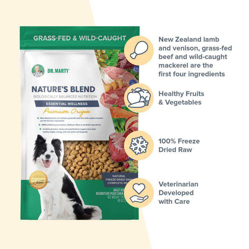 Dr. Marty Nature's Blend Essential Wellness Premium Origin Freeze Dried Raw Adult Dog Food