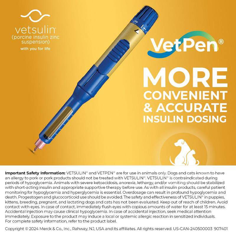 Merck VetPen Needles for Dogs and Cats with Diabetes, 12 mm (29 g), 100 Count