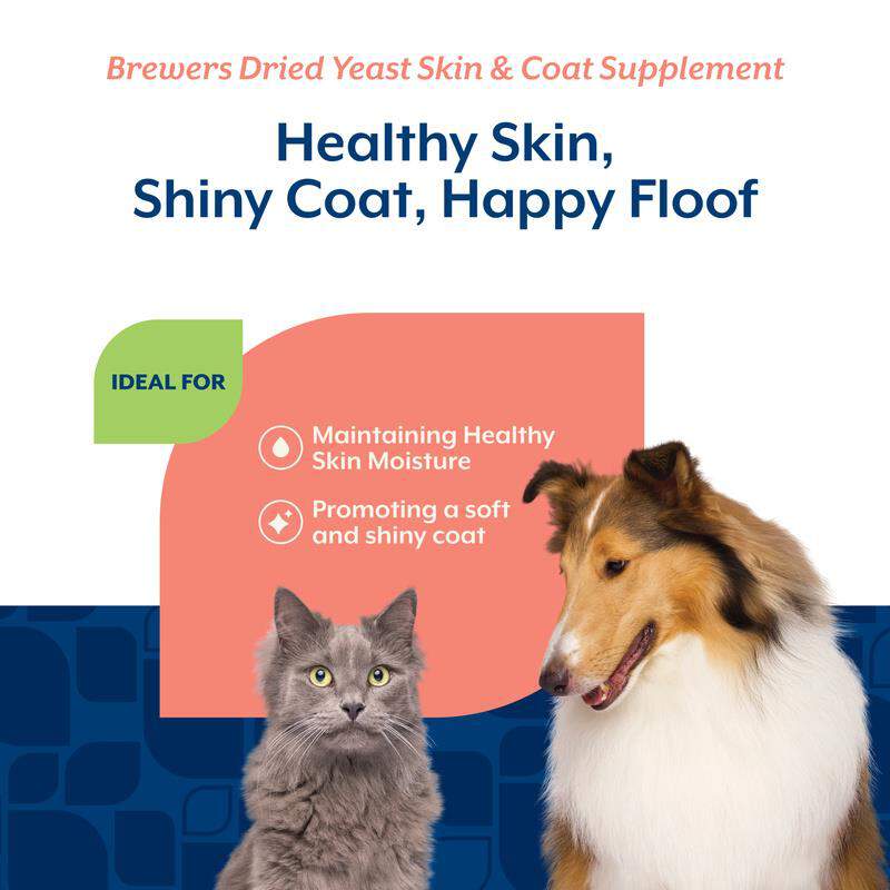 NaturVet Brewer's Dried Yeast Formula plus Omegas, 1000 Chew Tabs