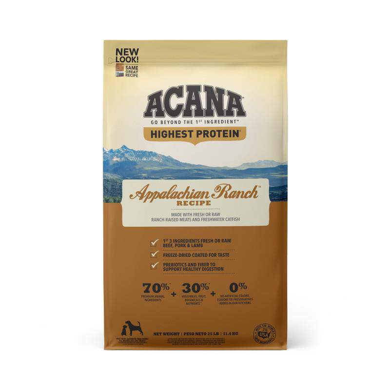 Acana Regionals Appalachian Ranch Dry Dog Food, 25 lbs