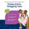 NaturVet Lickable Hip & Joint Health Supplement for Dogs, Peanut Butter Flavor, 6.4 fl oz