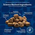 NaturVet Senior Advanced Joint Health Supplement Soft Chews for Dogs