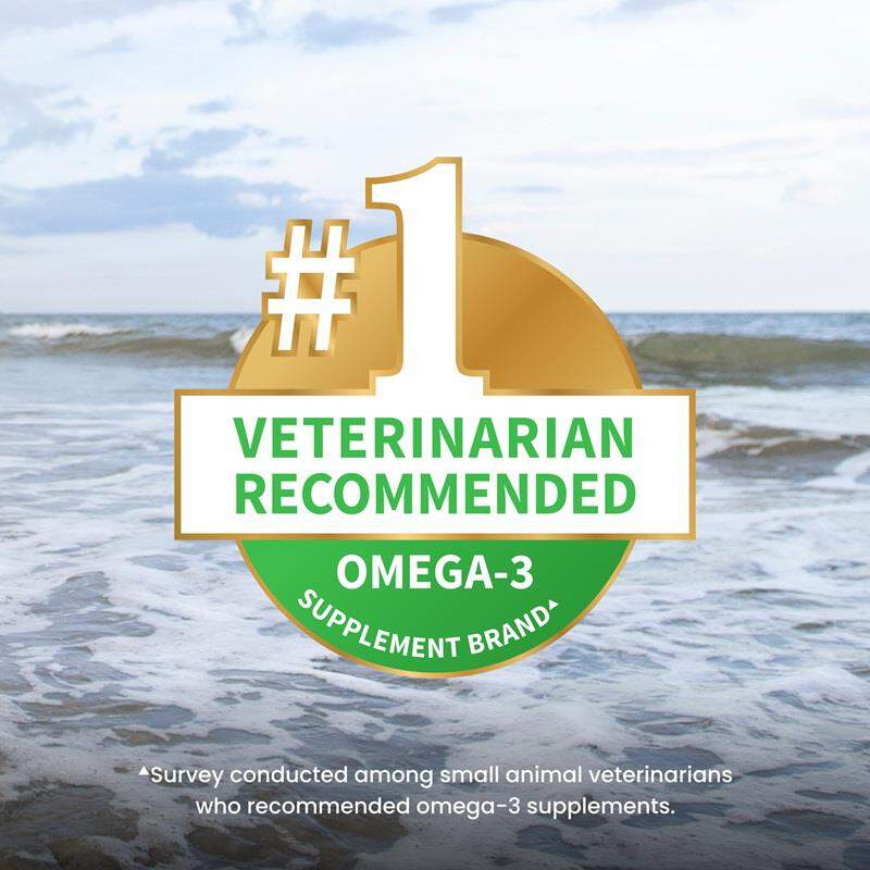 Welactin Omega-3 Skin & Coat Health plus Overall Wellness Supplement for Dogs, 60 Soft Chews