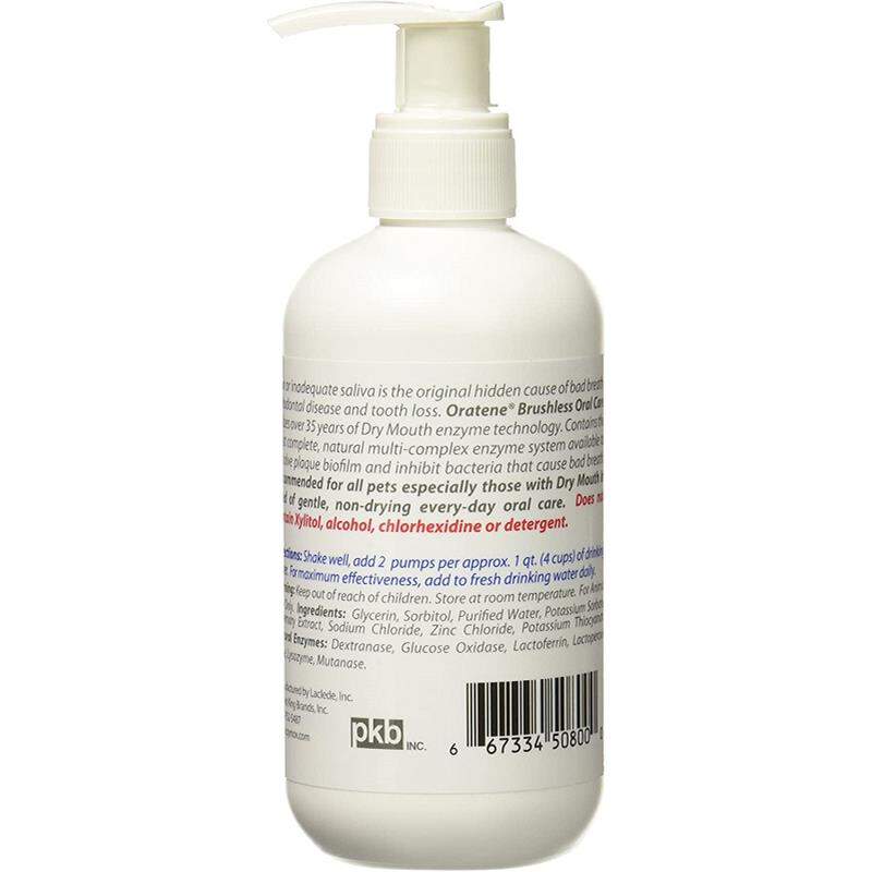 Pet King Brands Oratene Veterinarian Drinking Water Additive for Dogs and Cats, 8 oz