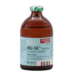 MU-SE (Selenium/Vitamin E) Injection for Cattle, 100 ml