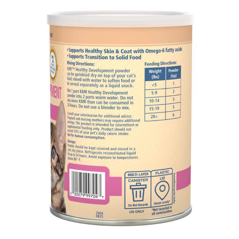 PetAg KMR Healthy Development Cat and Kitten Weaning Food Powder, 14 oz.