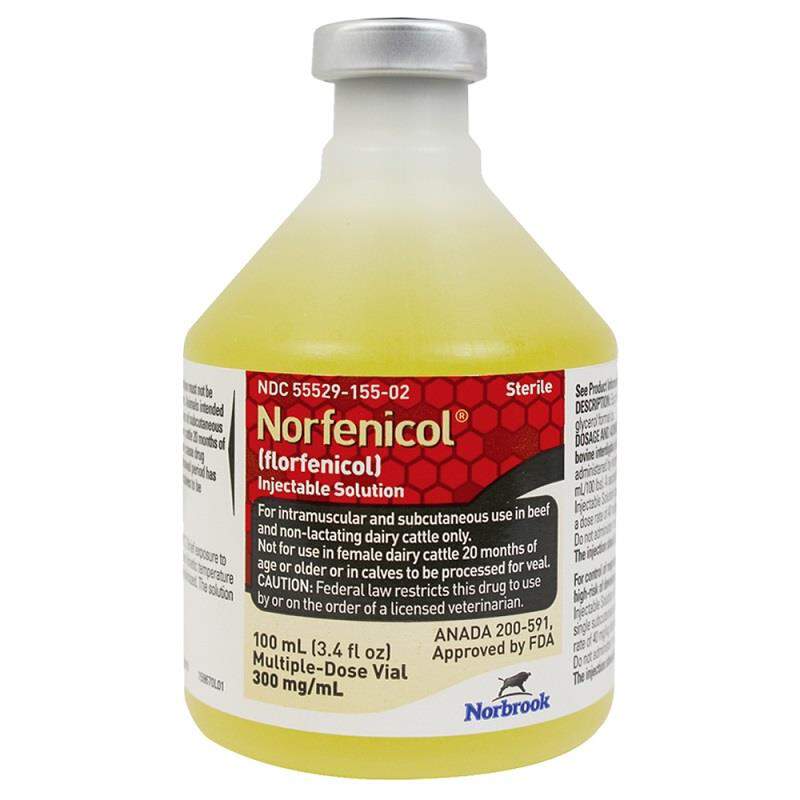 Norfenicol (florfenicol) Injectable for Cattle