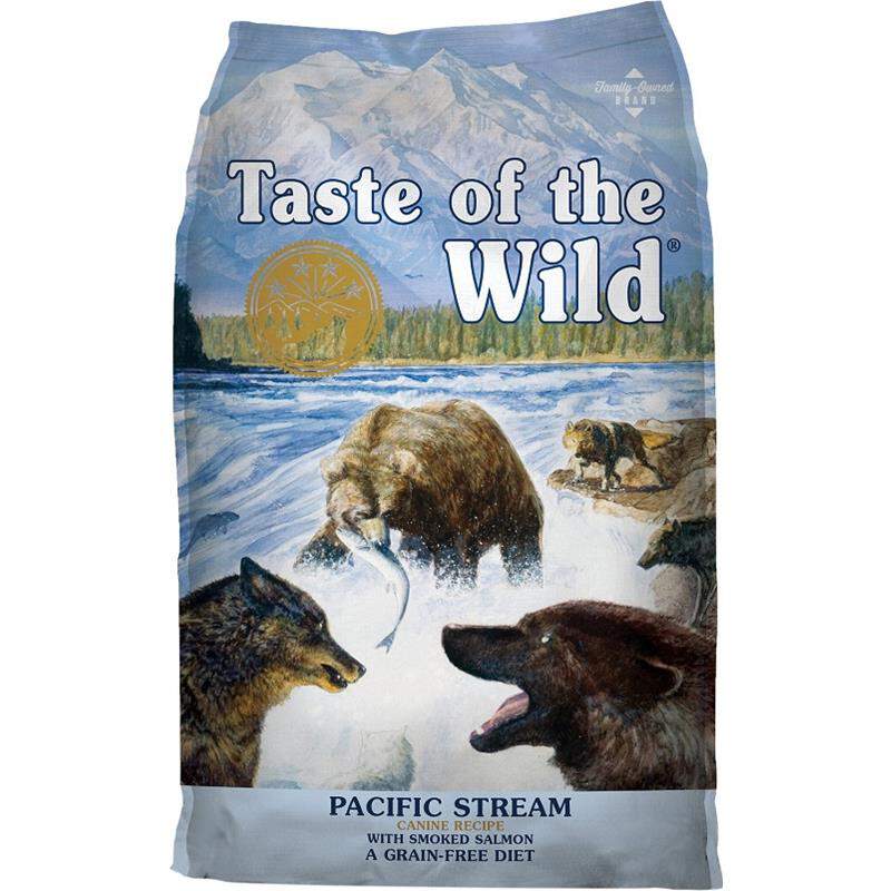 Taste of the Wild Pacific Stream Canine Formula w/Smoked Salmon Dry Food, 14 lbs
