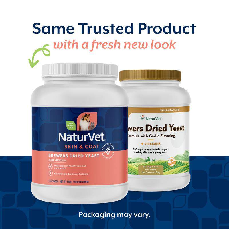 NaturVet Brewers Dried Yeast Formula Supplement Powder, 4 lbs