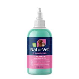 NaturVet Ear Wash w/Tea Tree Oil (Aloe & Baby Powder Scent)