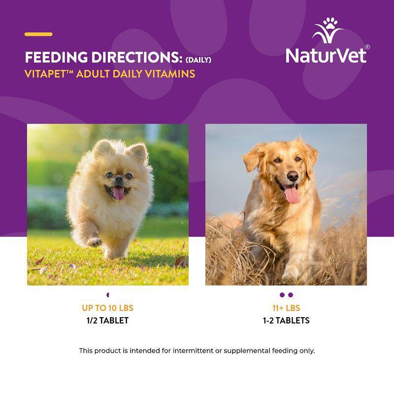 NaturVet VitaPet Adult, 365 Tabs