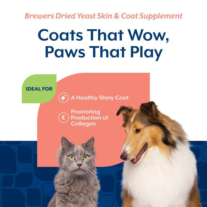 NaturVet Brewers Dried Yeast Formula Supplement Powder, 4 lbs