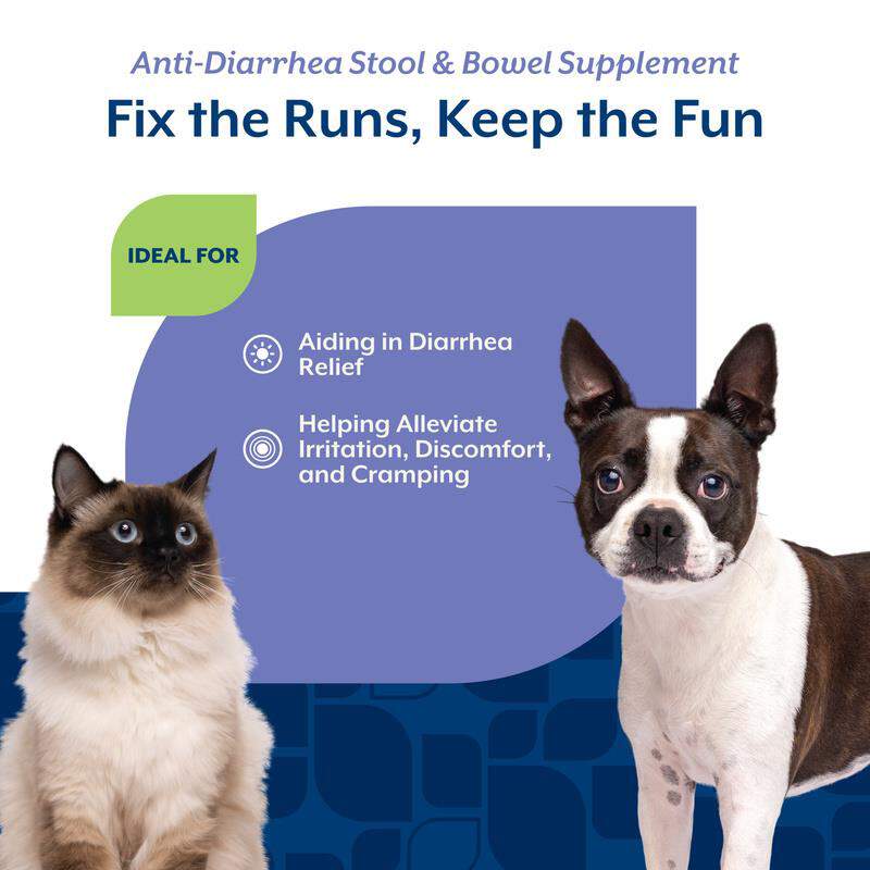 NaturVet Anti-Diarrhea for Dogs and Cats, 8 oz