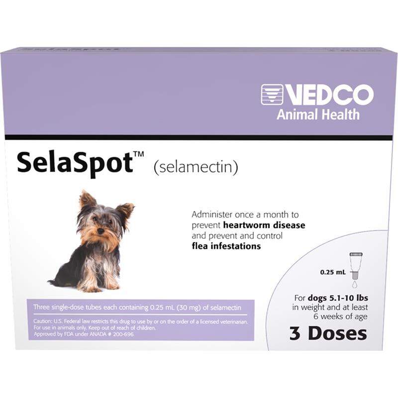 SelaSpot (selamectin) Topical for Dogs, 3 doses