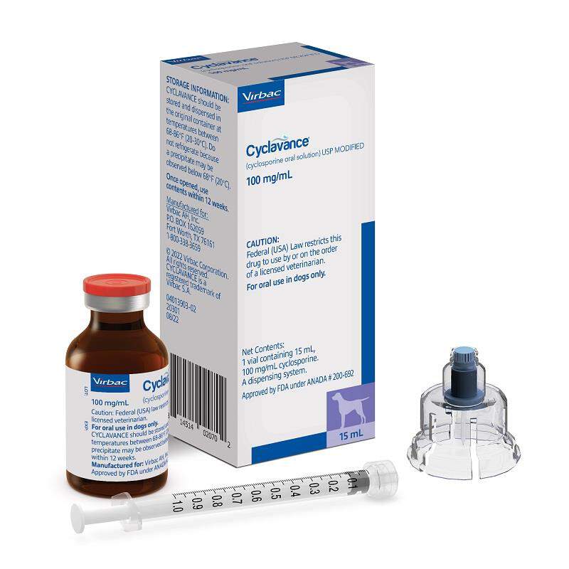 Cyclavance (Cyclosporine Oral Solution) 100 mg/ml for Dogs