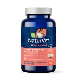 NaturVet Brewer's Dried Yeast Formula plus Omegas Chew Tabs