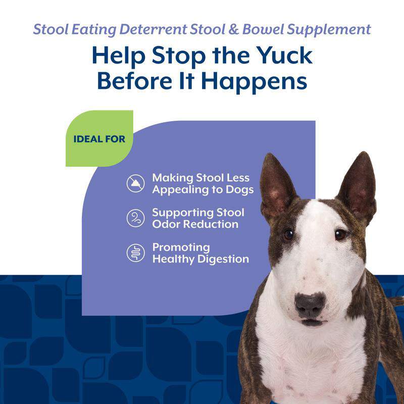 NaturVet Stool Eating Deterrent Stool & Bowel with Breath Aid for Dogs, 130 Count