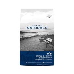 Diamond Naturals Small & Medium Breed Puppy Dry Food, 40 lbs