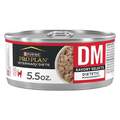 Purina Pro Plan Veterinary Diets DM Savory Selects Dietetic Management Formula Adult Cat Food, 24 x 5.5 oz cans