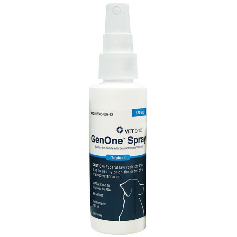 GenOne Topical Spray (Gentamicin/Betamethasone) 120 mL