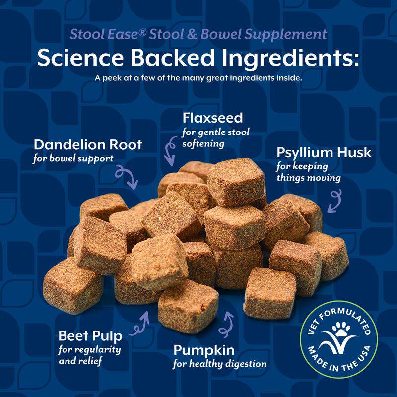NaturVet Stool Ease for Dogs, 40 Soft Chews